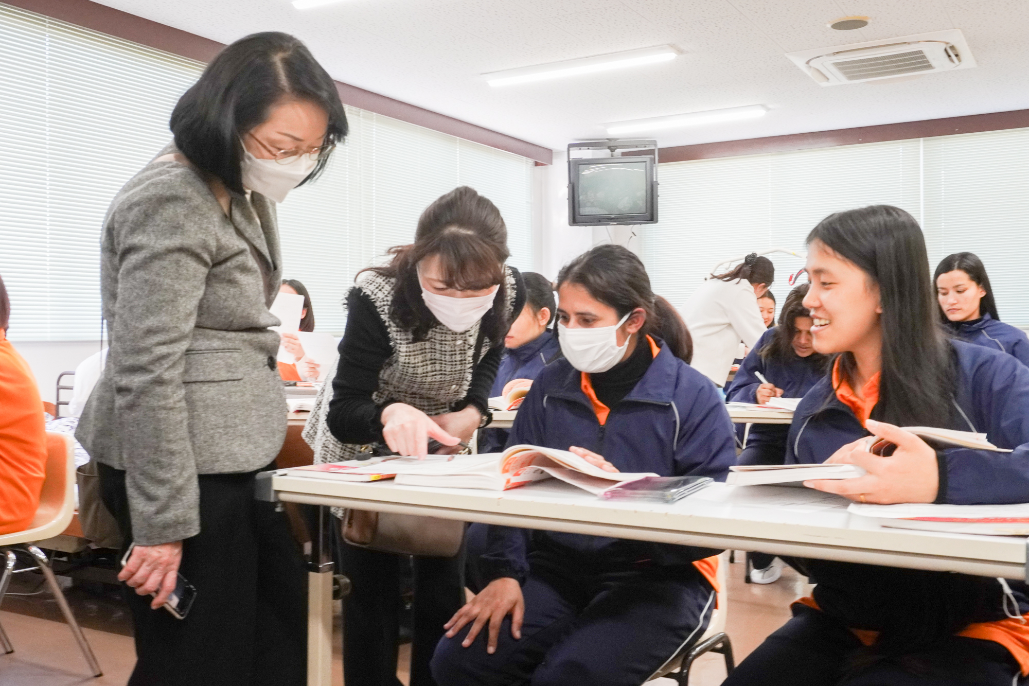 Student life and support in Japan illustration